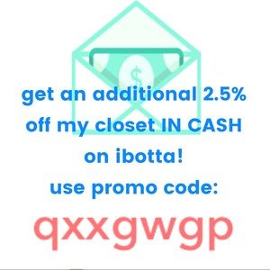 Earn cash back EVERY TIME you shop on Poshmark!!